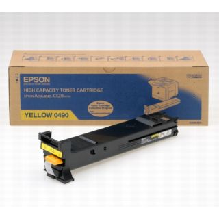 C13S050490 / 0490 - toner de marque Epson - jaune
