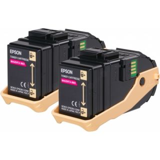 C13S050607 / 0603 - toner de marque Epson - magenta