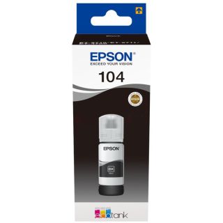C13T00P140 / 104 - bouteille d'encre de marque Epson - noire