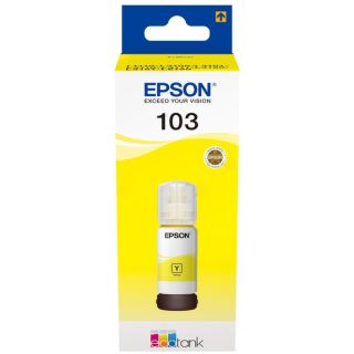 C13T00S44A / 103 - bouteille d'encre de marque Epson - jaune