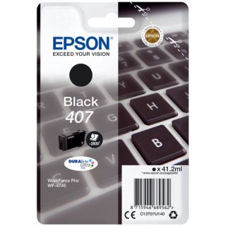 C13T07U140 / 407 - cartouche de marque Epson - noire