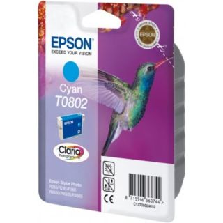 C13T08024011 / T0802 - cartouche de marque Epson - cyan