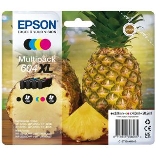 C13T10H64010 / 604XL - cartouches de marque Epson - multipack 4 couleurs : noire, cyan, magenta, jaune