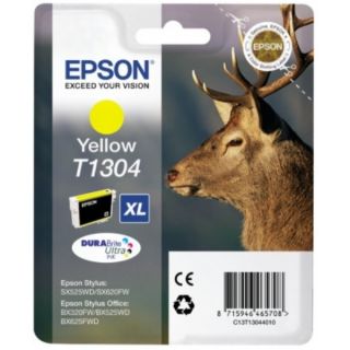 C13T13044010 / T1304 - cartouche de marque Epson - jaune