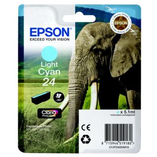 C13T24254012 / 24 - cartouche de marque Epson - cyan photo