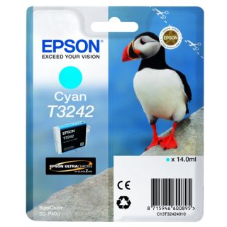 C13T32424010 / T3242 - cartouche de marque Epson - cyan