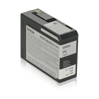 C13T580100 / T5801 - cartouche de marque Epson - noire