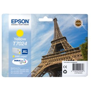 C13T70244010 / T7024 - cartouche de marque Epson - jaune