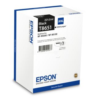 C13T865140 / T8651 - cartouche de marque Epson - noire