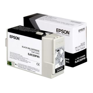 C33S020490 / SJIC-20-P-(K) - cartouche de marque Epson - noire