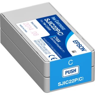 C33S020602 / SJI-C-22-P-(C) - cartouche de marque Epson - cyan