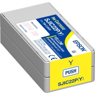 C33S020604 / SJI-C-22-P-(Y) - cartouche de marque Epson - jaune