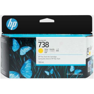 498N7A / 738 - cartouche de marque HP - jaune