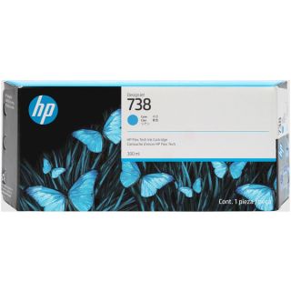 676M6A / 738 - cartouche de marque HP - cyan