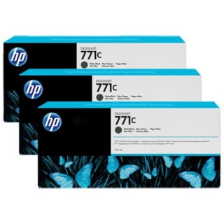 B6Y31A / 771C - cartouche de marque HP - noire - pack de 3