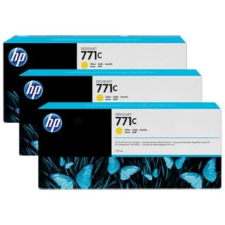 B6Y34A / 771C - cartouche de marque HP - jaune - pack de 3