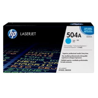 CE251A / 504A - toner de marque HP - cyan