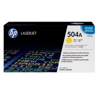 CE252A / 504A - toner de marque HP - jaune
