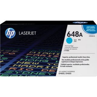CE261A / 648A - toner de marque HP - cyan