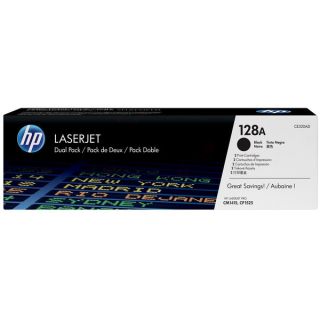 CE320AD / 128A - toner de marque HP - noir - pack de 2