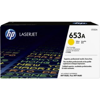 CF322A / 653A - toner de marque HP - jaune