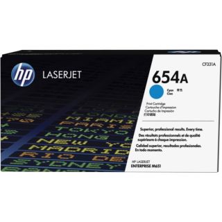 CF331A / 654A - toner de marque HP - cyan