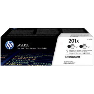 CF400XD / 201X - toner de marque HP - noir - pack de 2