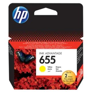 CZ112AE / 655 - cartouche de marque HP - jaune