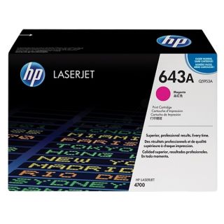 Q5953A / 643A - toner de marque HP - magenta