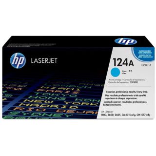 Q6001A / 124A - toner de marque HP - cyan