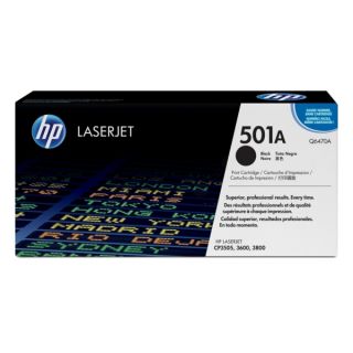 Q6470A / 501A - toner de marque HP - noir