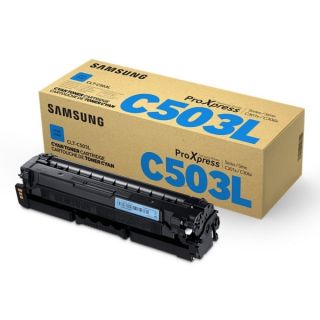 SU014A / CLT-C503L - toner de marque HP - cyan
