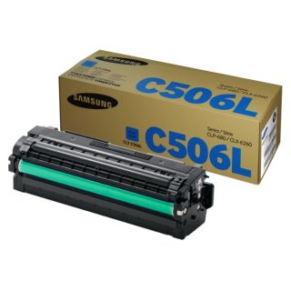 SU038A / CLT-C506L - toner de marque HP - cyan