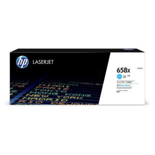 W2001X / 658X - toner de marque HP - cyan