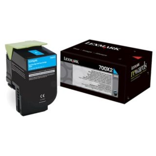 70C0X20 / 700X2 - toner de marque Lexmark - cyan