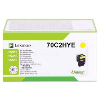 70C2HYE / 702HY - toner de marque Lexmark - jaune