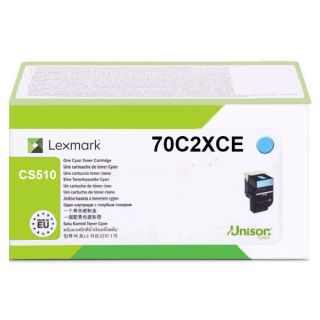 70C2XCE / 702XC - toner de marque Lexmark - cyan