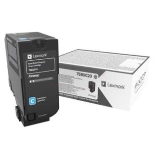 75B0020 - toner de marque Lexmark - cyan