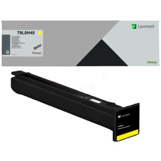 79L0H40 - toner de marque Lexmark - jaune