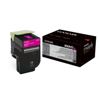 80C0H30 / 800H3 - toner de marque Lexmark - magenta