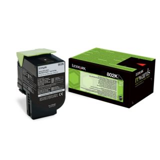 80C20K0 / 802K - toner de marque Lexmark - noir