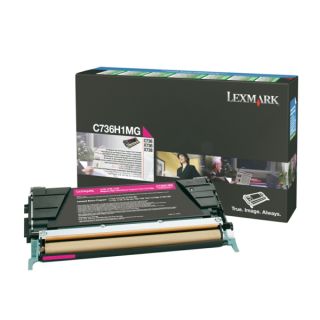 C736H1MG - toner de marque Lexmark - magenta