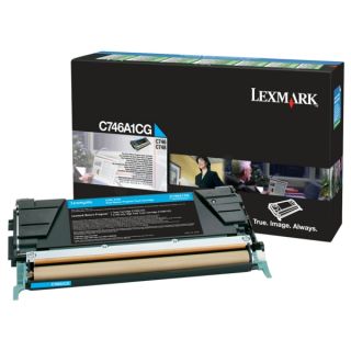 C746A1CG - toner de marque Lexmark - cyan