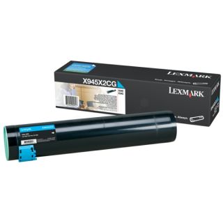 X945X2CG - toner de marque Lexmark - cyan