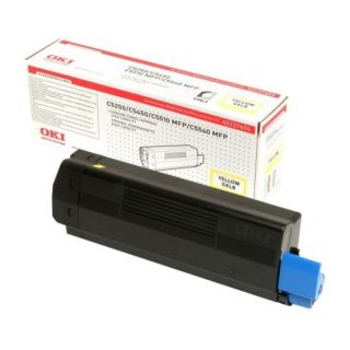 42127454 - toner de marque OKI - jaune