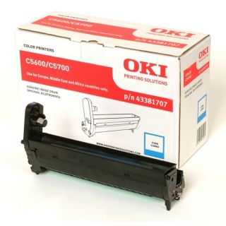 43381707 - tambour de marque OKI - cyan