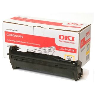 43460205 / TYPE C9 - tambour de marque OKI - jaune