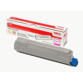 43487710 - toner de marque OKI - magenta