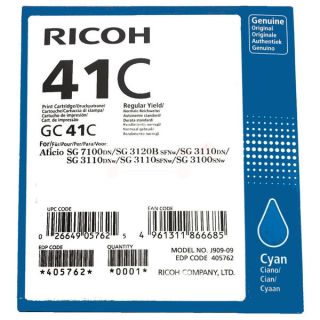 405762 / GC-41 C - cartouche de marque Ricoh - cyan