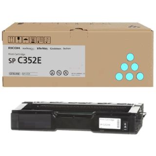 407384 / TYPE SP 352 E - toner de marque Ricoh - cyan